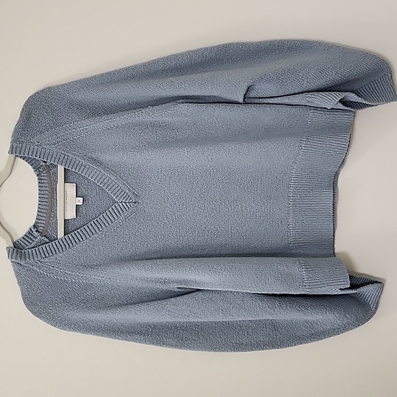 BROCHU WALKER Pia V-Neck Light Blue Size Medium - Picture 4 of 17